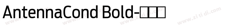 AntennaCond Bold字体转换